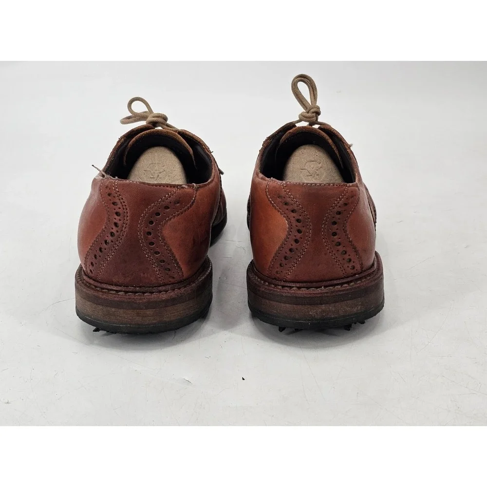 Allen Edmonds First Cut Golf‎ Shoes Leather Walnut Honors Collection Mens 8